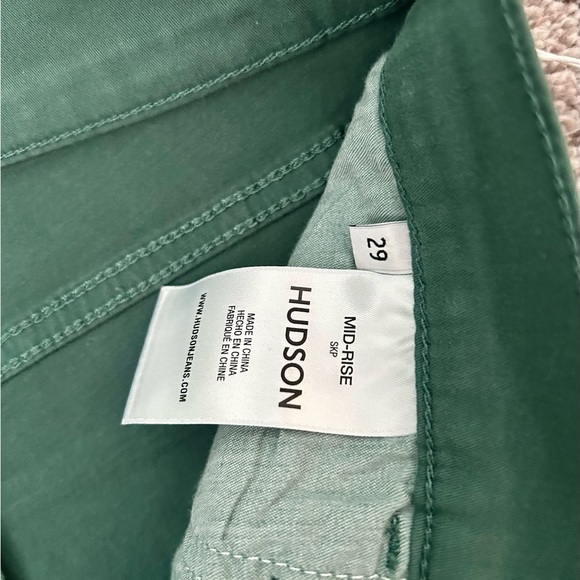 *HUDSON JEANS Natalie Ankle Super Skinny Jeans Sparkling Pine O-23 - Picture 10 of 13